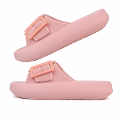 Premium säädettävät pehmeät tossut V2 yhdellä hihnalla PINKKI