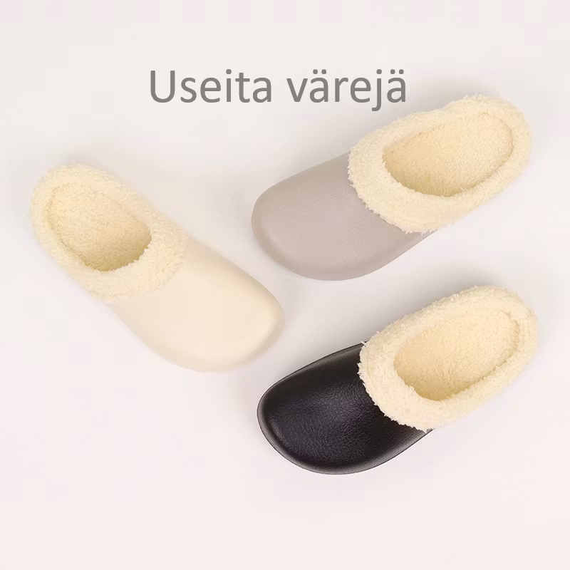 Premium vuoratut pehmeät tossut HARMAA