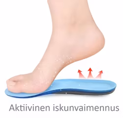 Pohjalliset Aktiivinen, iskuja vaimentava geeli