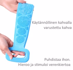 Jalkojen, selän ja vartalon kuorinta, kaksipuolinen