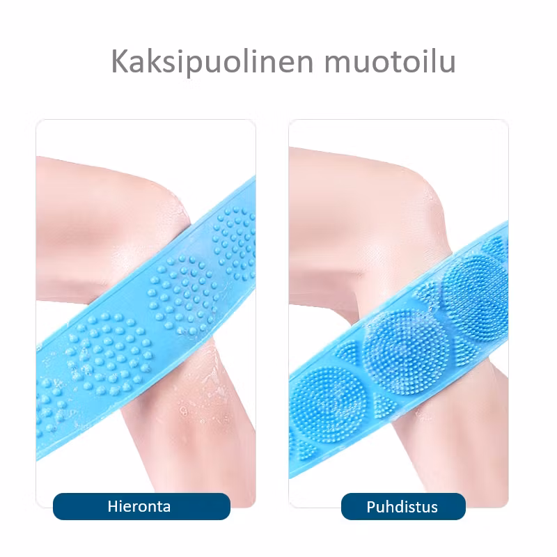 Jalkojen, selän ja vartalon kuorinta, kaksipuolinen