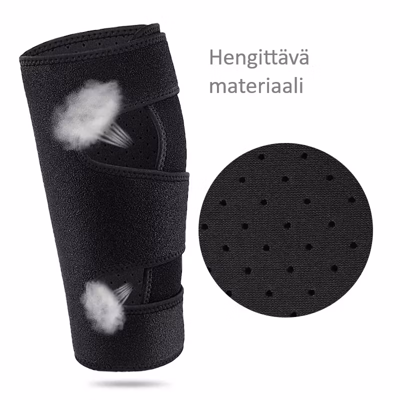 Kompressiosuoja vasikkaan, säädettävä