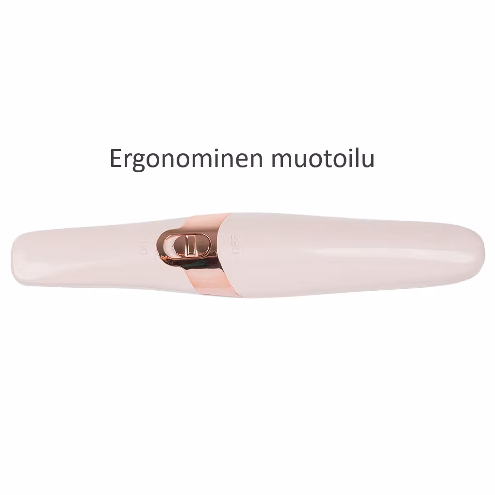 Jalkaviila, sähköinen, ergonominen, LED-valolla varustettuna