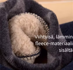 Lämpimät tossut liukuesteellä - HARMAA