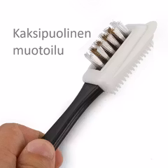 Kenkäharja 4-puoleinen, musta/valkoinen