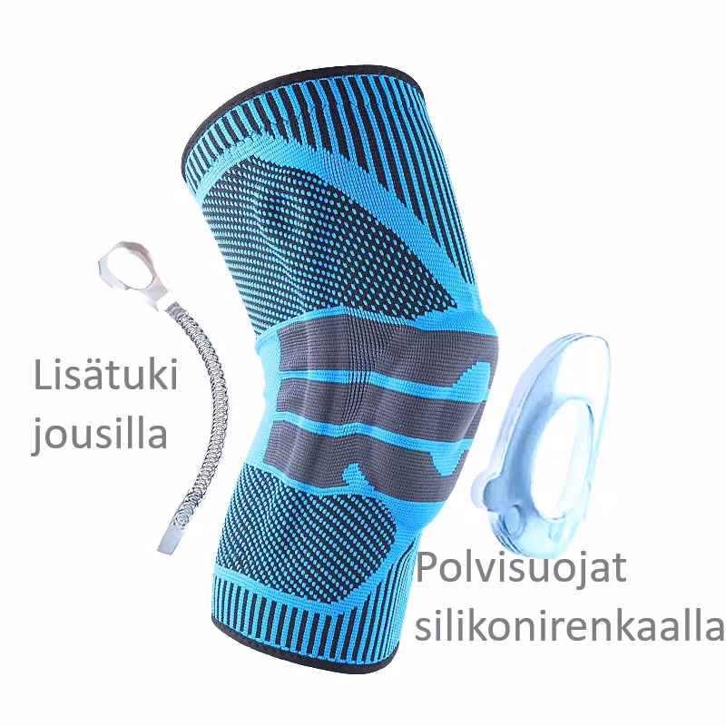 Polvisuojat jousella SININEN
