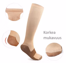 Tukisukat Comfort, luokka 1, 15-21mmHg BEIGE / RUSKEA