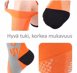 Tukisukat Sport, luokka 1, 15-21mmHg, ORANSSI