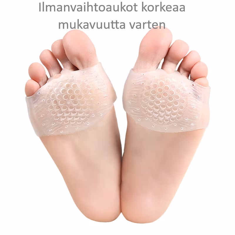 Etujalkaterän suojaus pehmeä silikoni 2kpl
