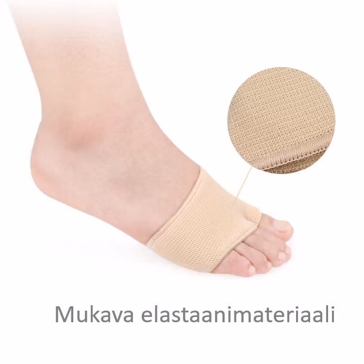 Etujalkaterän suojus silikoni geelityynyllä 2kpl