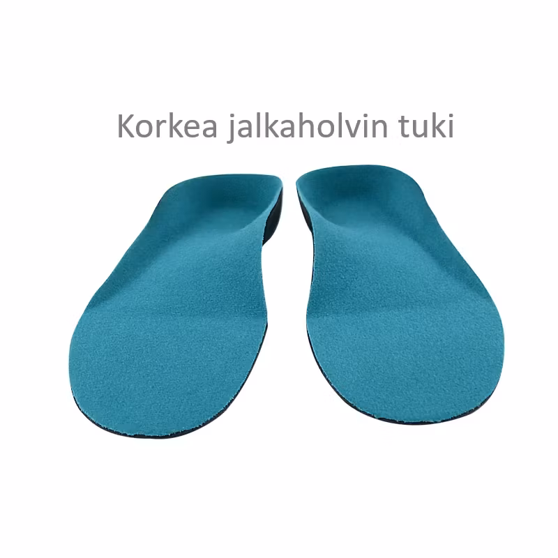 Pohjalliset kaarituki, iskunvaimennus kantapäässä