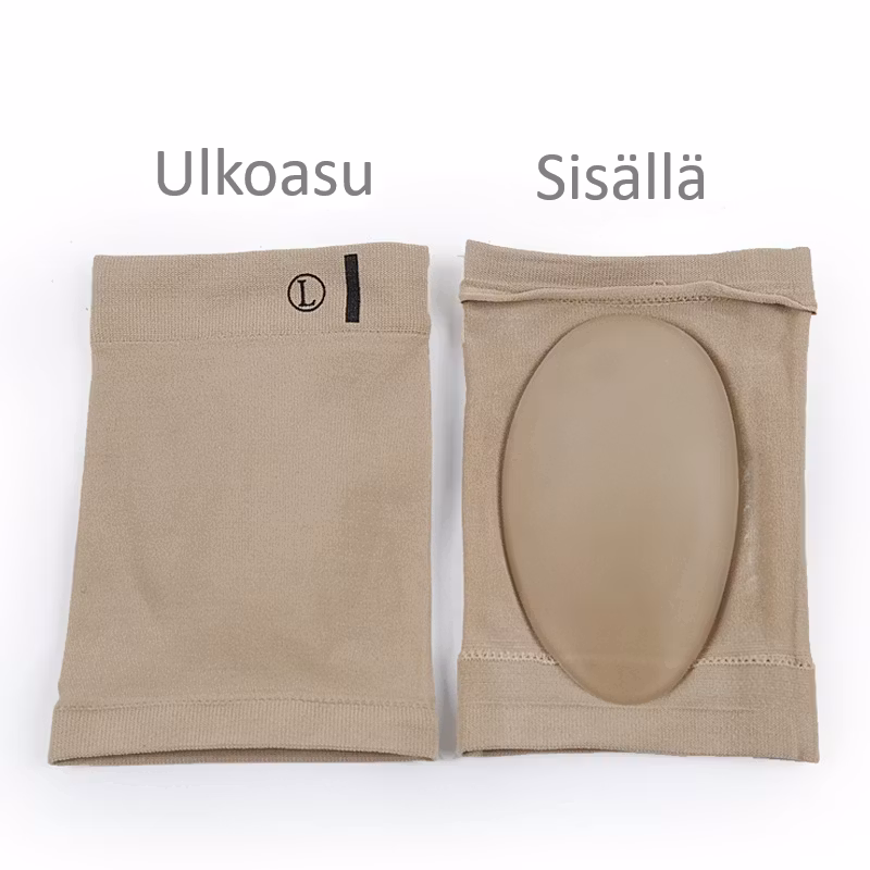 Pehmeä sukka, jossa on geelimäinen kaarituki, BEIGE