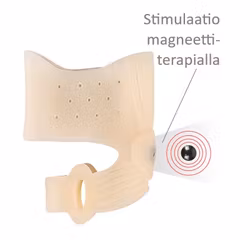 Vaivaisenluu korjaava isovarpaan tuki & varpaiden erotin, magneettiterapia 2kpl