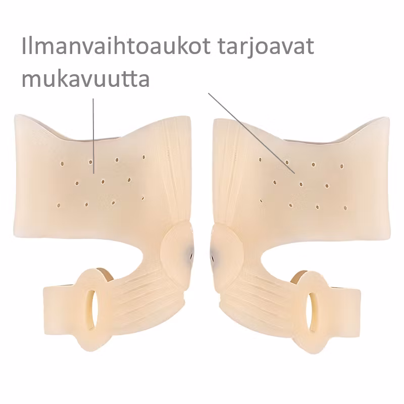 Vaivaisenluu korjaava isovarpaan tuki & varpaiden erotin, magneettiterapia 2kpl