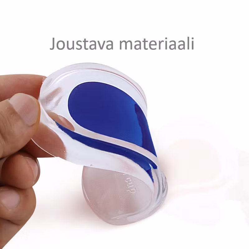 Kantapään pohjalliset, luupiikki, geeli 1pari