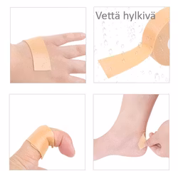 Teippi rullalla kengän hankausta vastaan, vettähylkivä, pehmeä vaahtomuovimateriaali