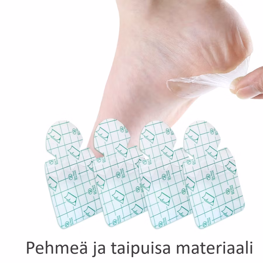 Kantapäälaastari, suojaa & torjuu kuivaa, halkeilevaa kantapäätä 6kpl