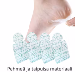 Kantapäälaastari, suojaa & torjuu kuivaa, halkeilevaa kantapäätä 6kpl