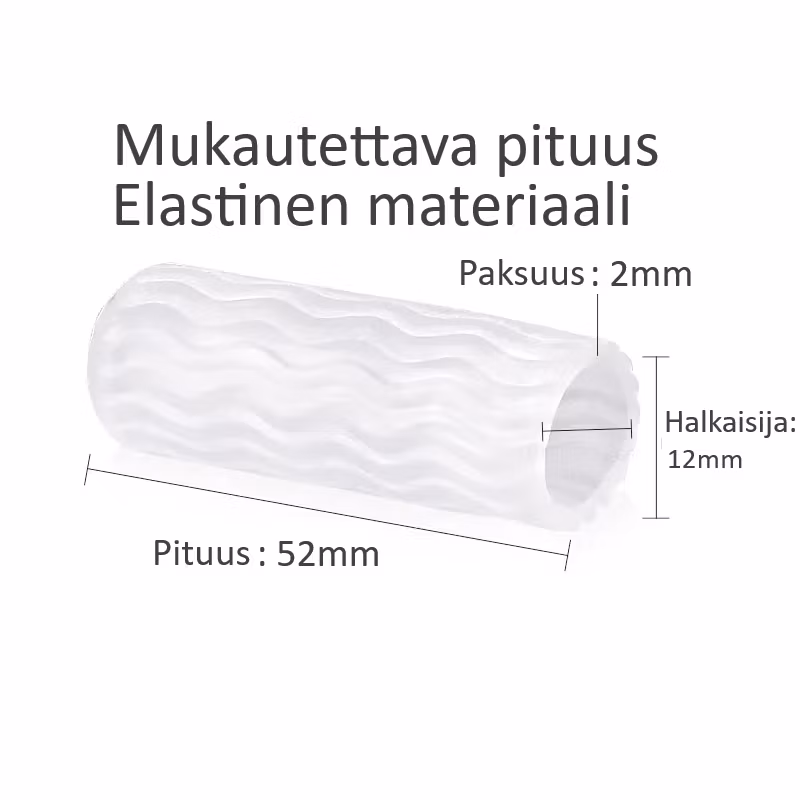 Varpaiden suojus, varpaiden suojus läpinäkyvä 2kpl