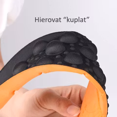 Kenkäpohjalliset – hieronta ja iskunvaimennus