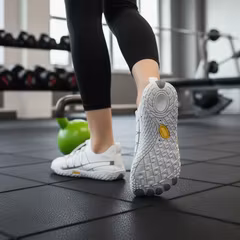 Paljasjalkakengät Sport VALKOINEN