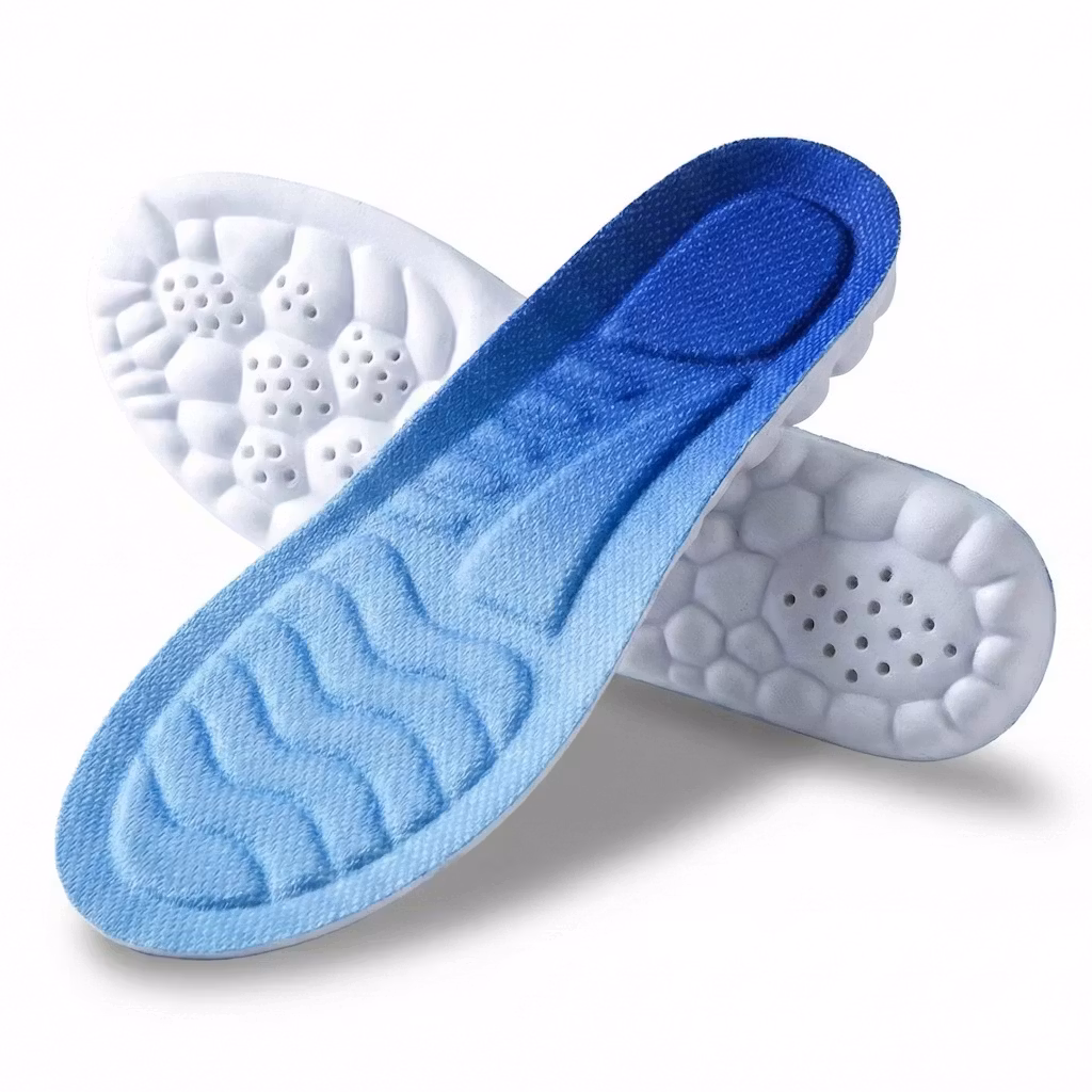 Kengänpohjalliset muistivaahto, iskunvaimennus, hengittävä