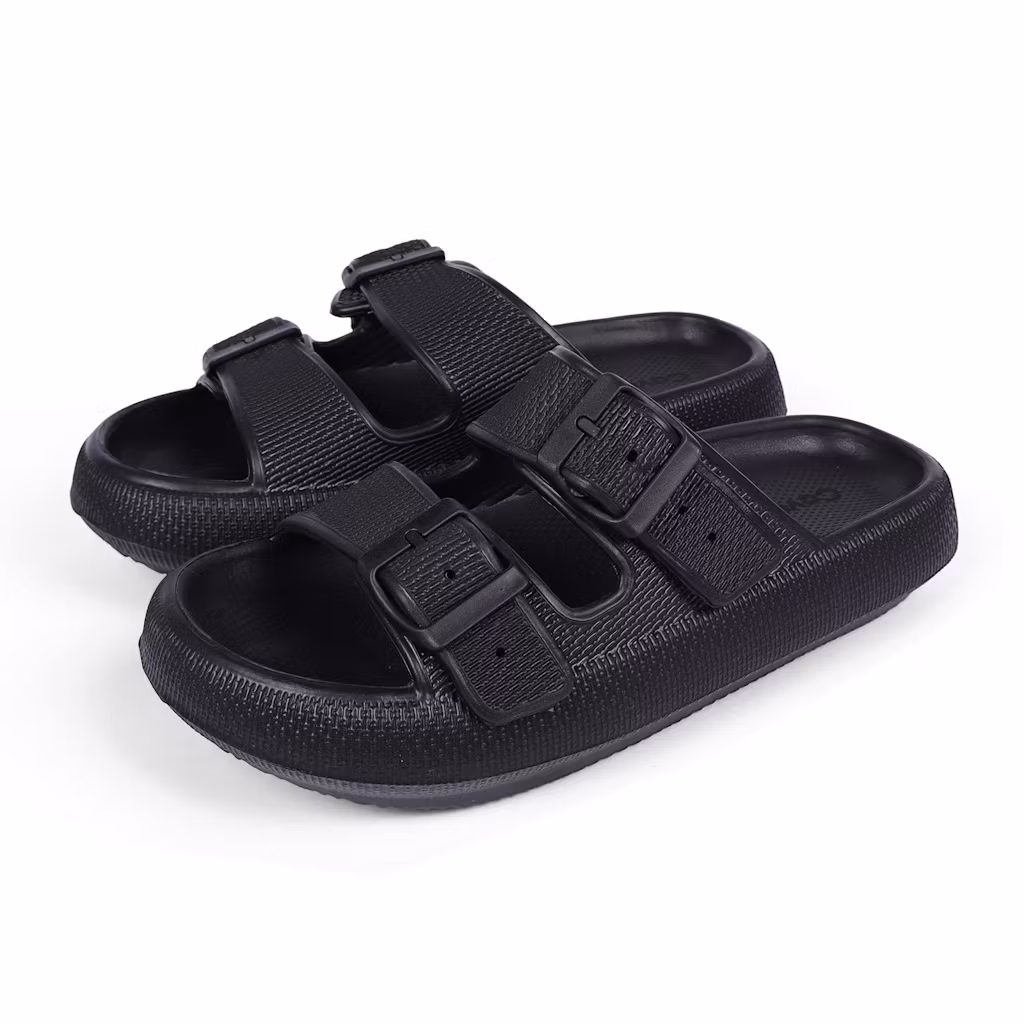 Cavelle Premium säädettävä pehmeä tossut MUSTA – pehmeä & iskuja vaimentava