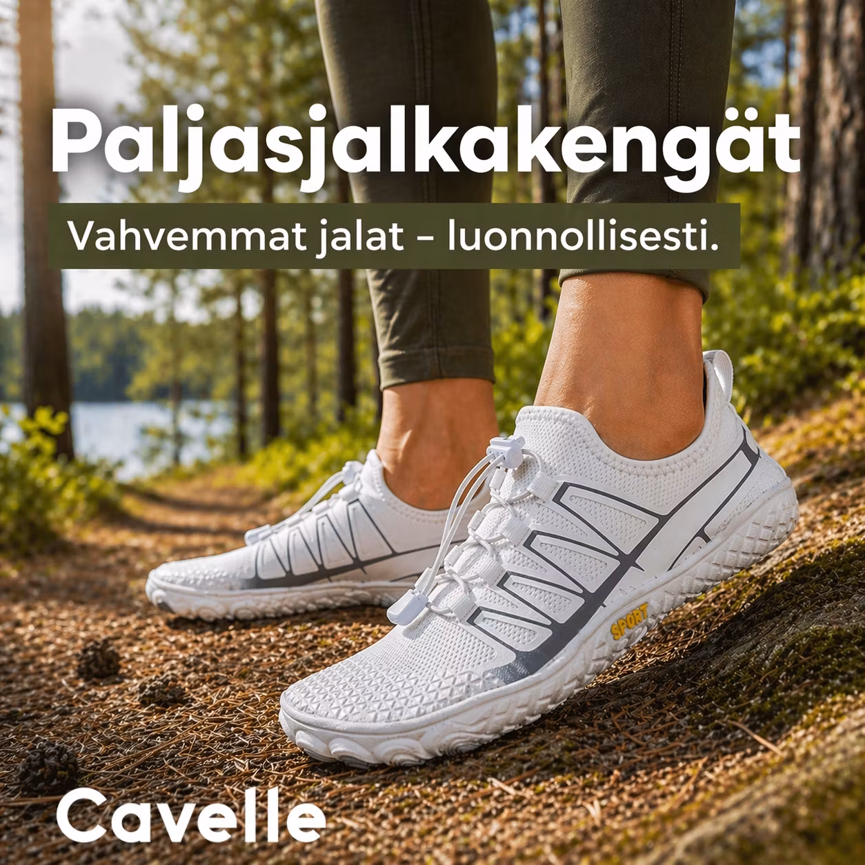 Cavelle Paljasjalkakengät Sport VALKOINEN Unisex