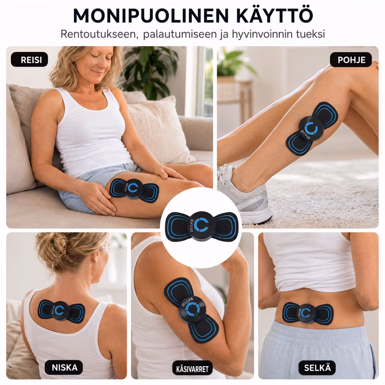 Revolt TENS, EMS hierontalaite