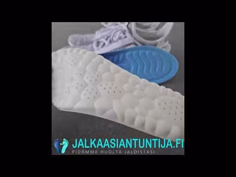 Kengänpohjalliset muistivaahto, iskunvaimennus, hengittävä