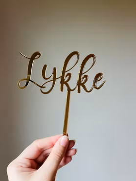 Caketopper - Namn