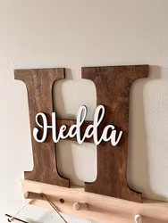 Personlig bokstav med namn
