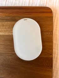 Oval julgranshänge blank (Klar akryl, 5-pack)