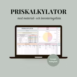 Digital produkt - Priskalkylator
