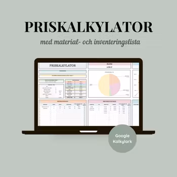 Digital produkt - Priskalkylator