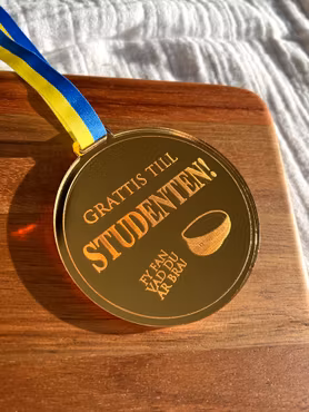 Studentmedalj - Fyfan vad du är bra!