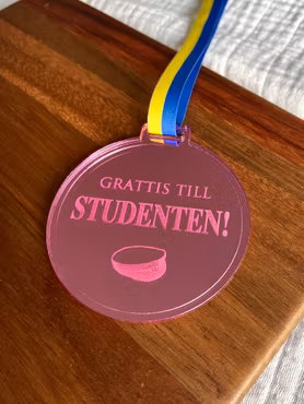 Studentmedalj - Grattis till studenten!