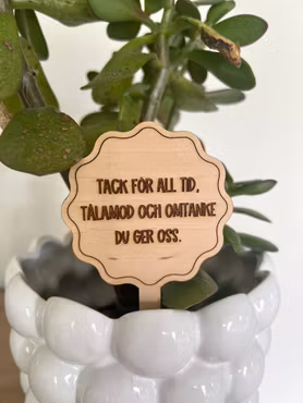 Plantpinne - Valfri text