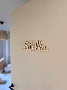 Namnskylt Trä Liten