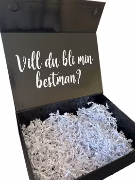 Vinyltext - Vill du bli min bestman?