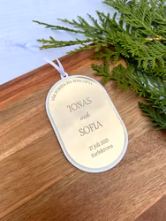 Julgransdekoration - Vår första jul som gifta