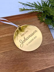 Julgransdekoration - Rund Herr & Fru