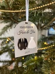 Julgransdekoration - Herr & Fru