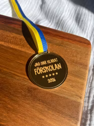 Förskolemedalj - Jag har klarat förskolan!