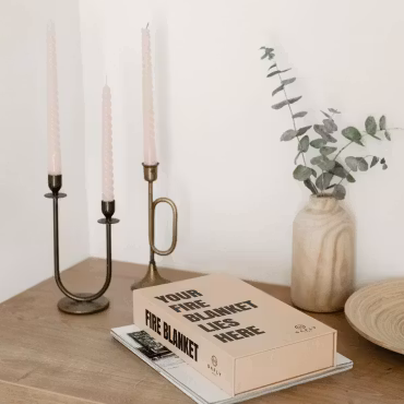 Coffee Table Book Med Brandfilt, Sand
