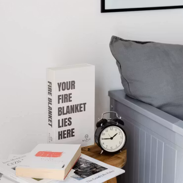 Coffee Table Book Med Brandfilt, Vit
