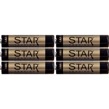 Batteri 6-pack AAA 1,5V Power Alkaline