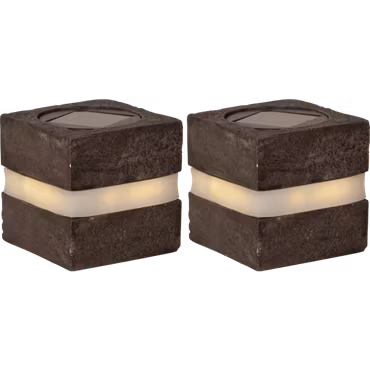 Stonecube solcell 2pack