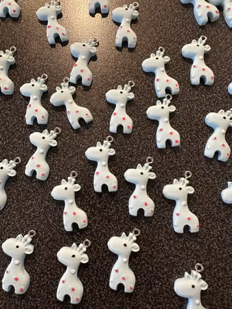 BERLOCK GIRAFF BLÅ
