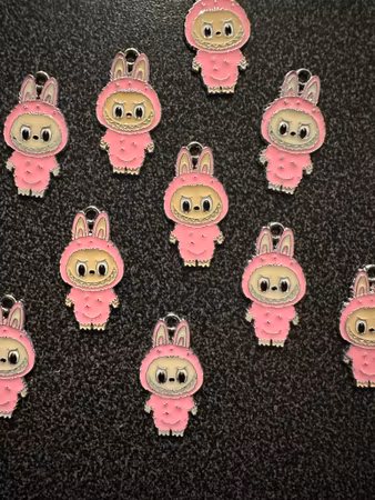 BERLOCK LABUBU NEON ROSA